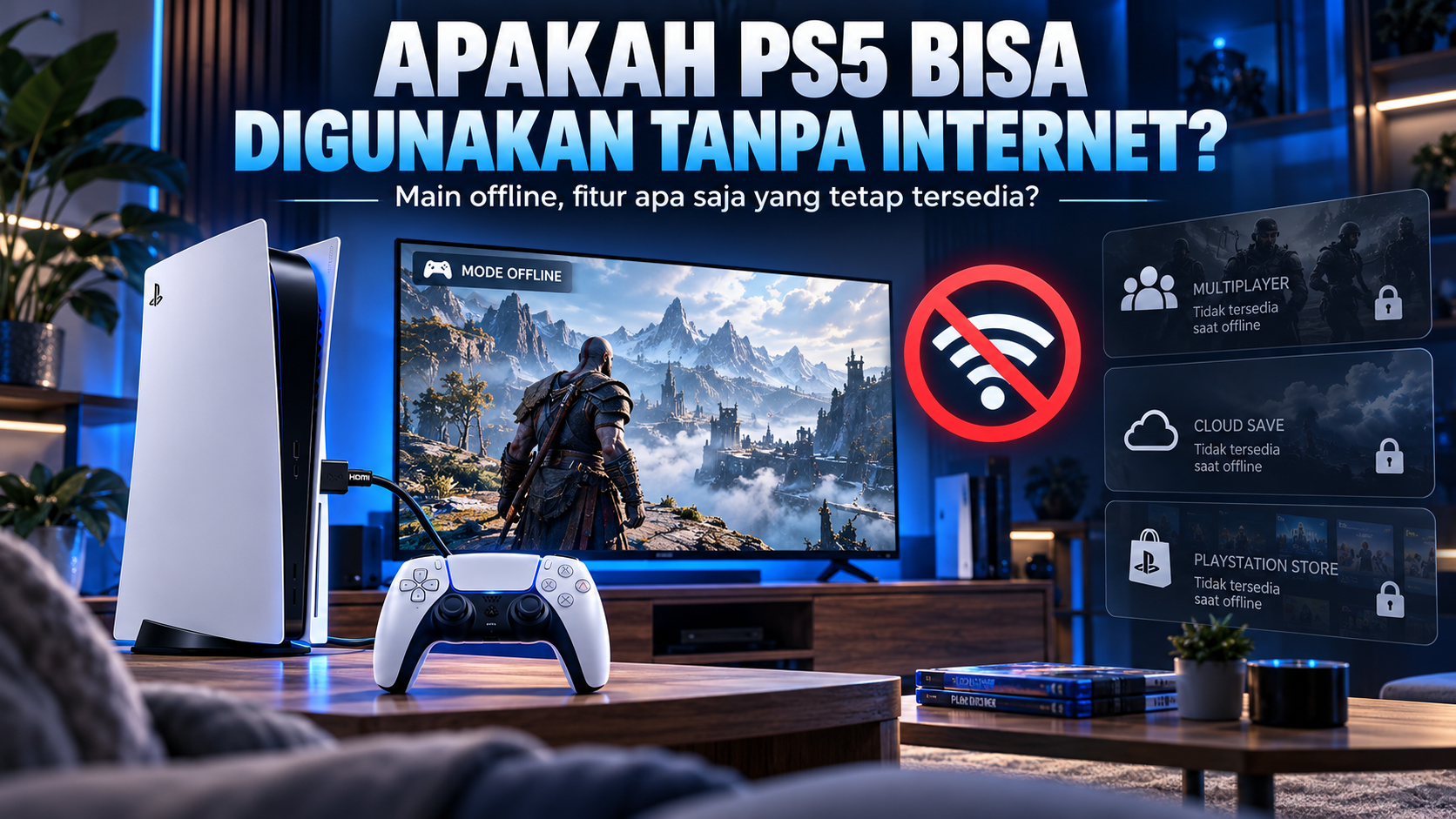 Apakah PS5 Bisa Digunakan Tanpa Internet? - ps5