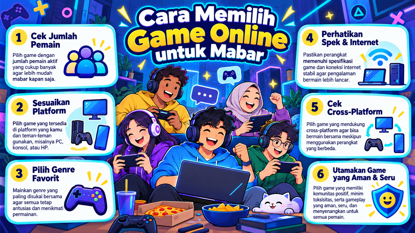Cara Memilih Game Online untuk Mabar - game