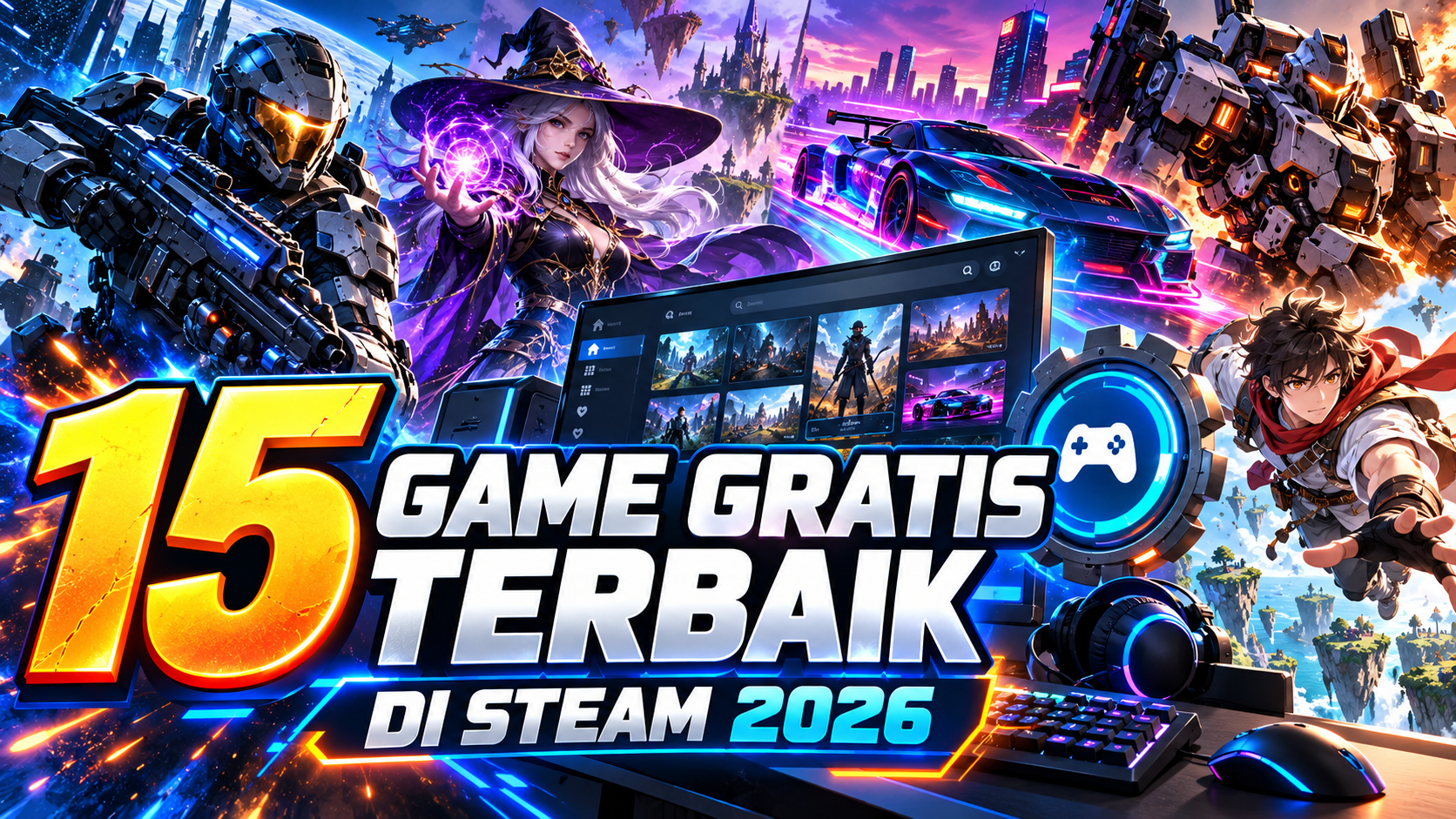 Daftar 15 Game Gratis Terbaik di Steam 2026 - steam