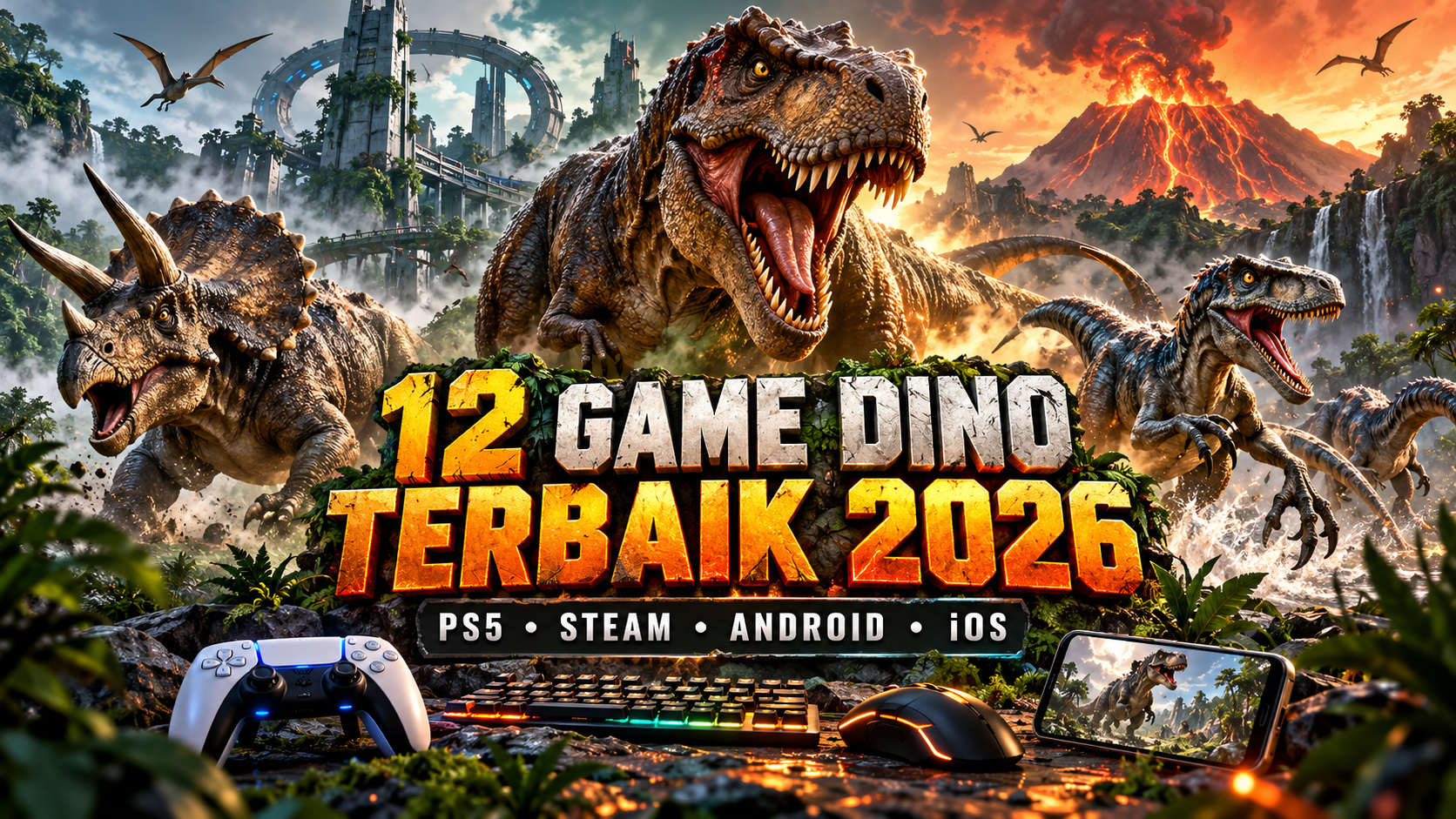 Daftar Game Dino Terbaik 2026 - dino