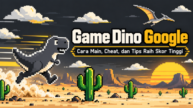 Game Dino Google: Cara Main, Cheat, dan Tips Raih Skor Tinggi