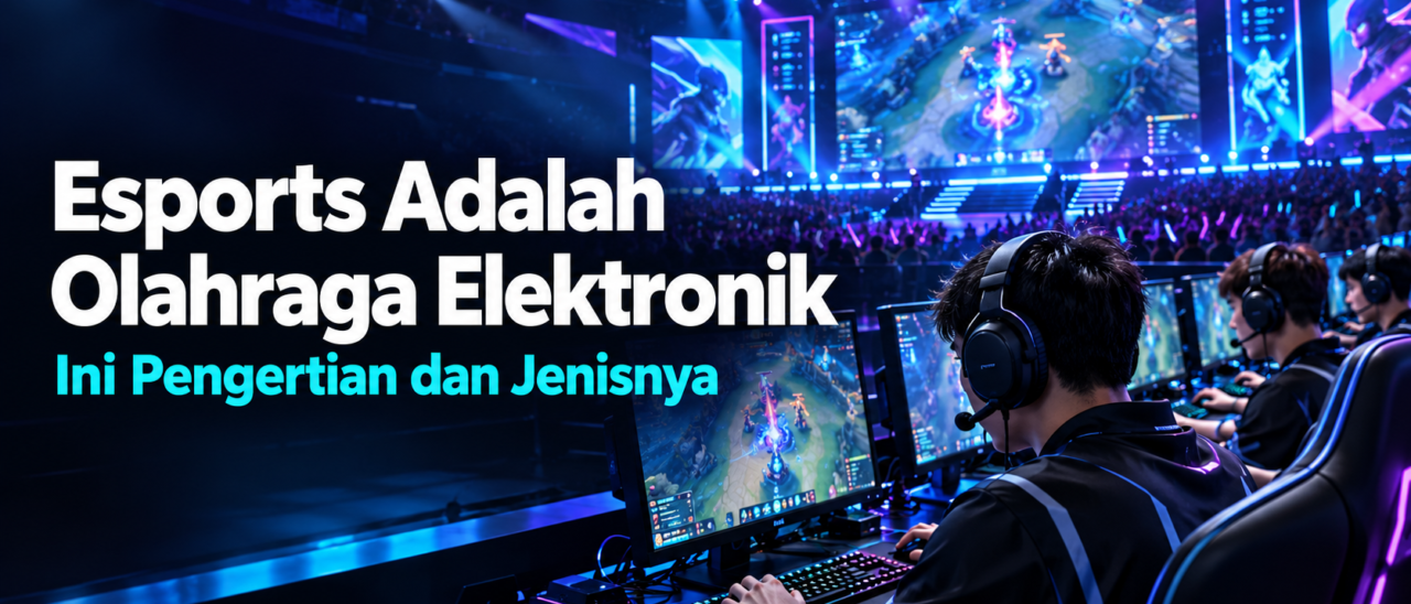 Esports Adalah Olahraga Elektronik, Ini Pengertian dan Jenisnya