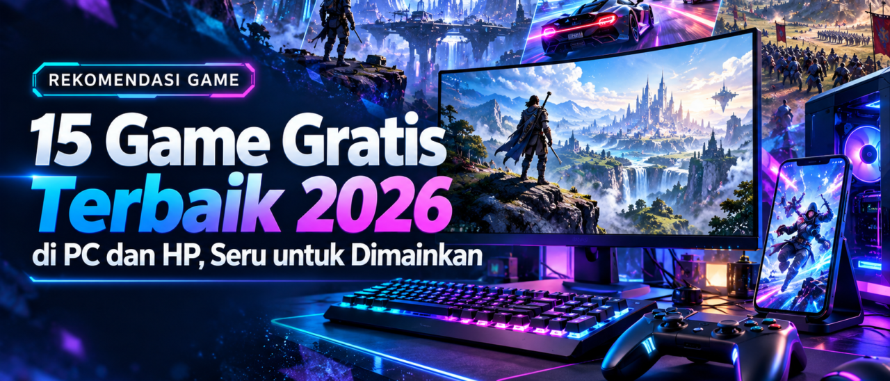 15 Game Gratis Terbaik 2026 di PC dan HP, Seru untuk Dimainkan