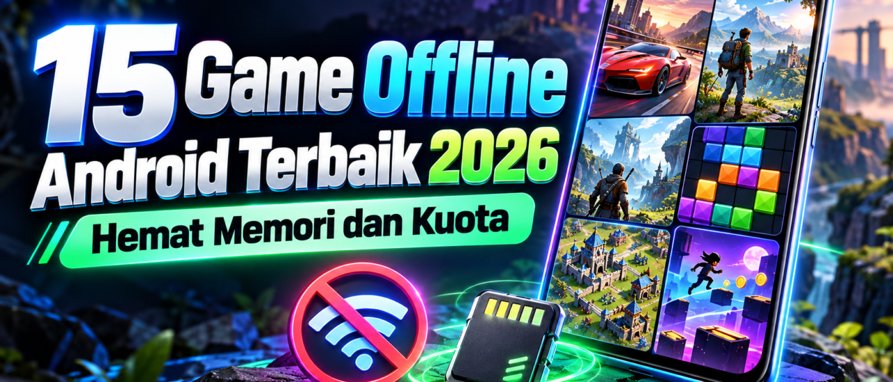 15 Game Offline Android Terbaik 2026, Hemat Memori dan Kuota