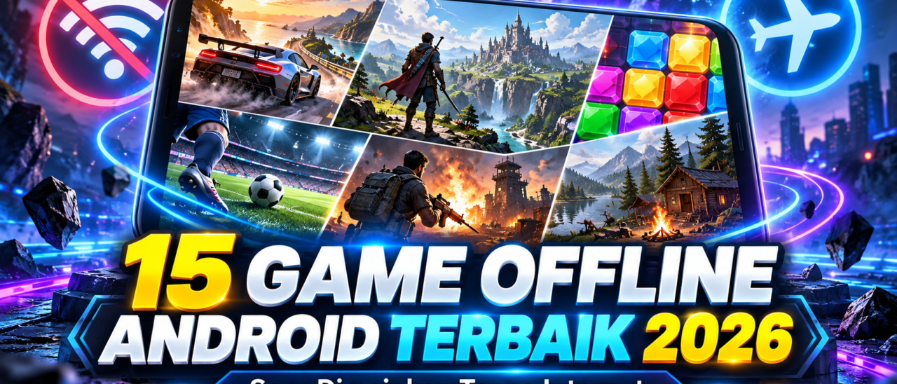 15 Game Offline Android Terbaik 2026, Seru Dimainkan Tanpa Internet