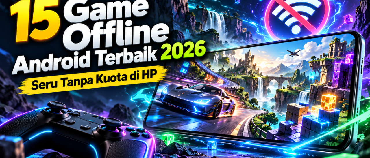 15 Game Offline Android Terbaik 2026, Seru Tanpa Kuota di HP