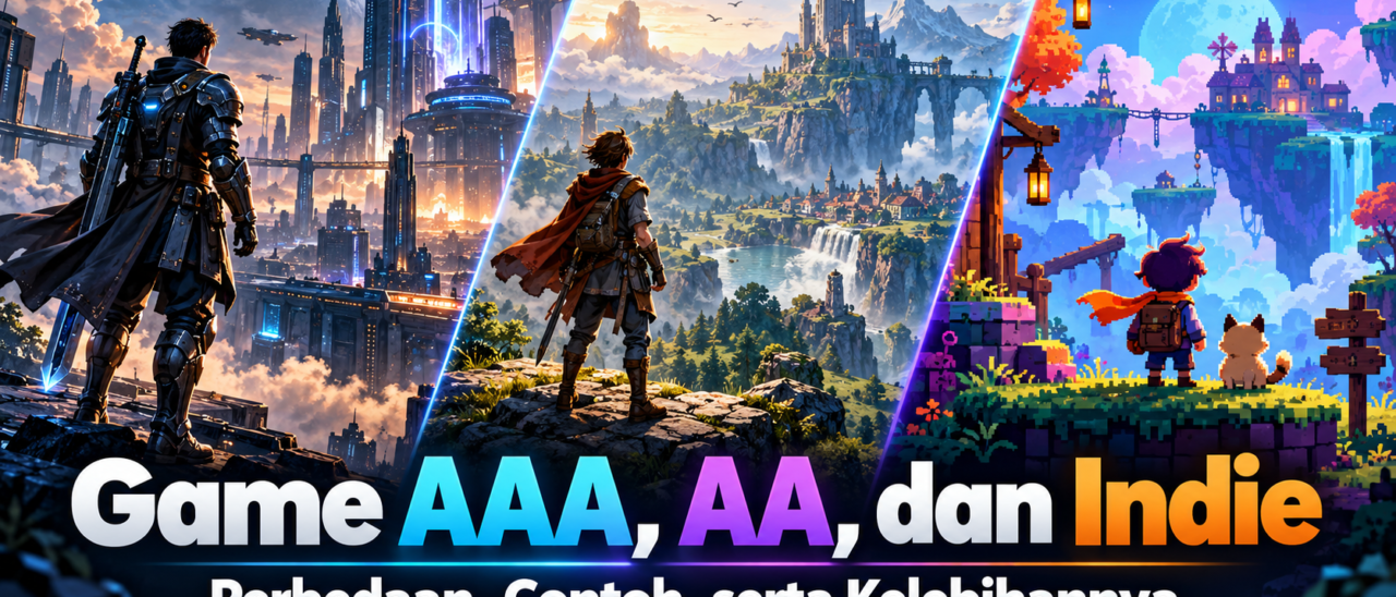 Game AAA, AA, dan Indie: Perbedaan, Contoh, serta Kelebihannya