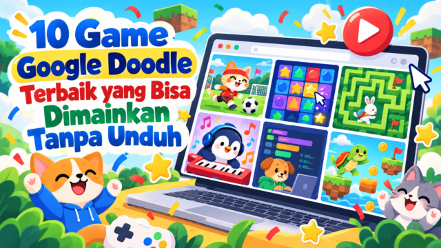 10 Game Google Doodle Terbaik yang Bisa Dimainkan Tanpa Unduh
