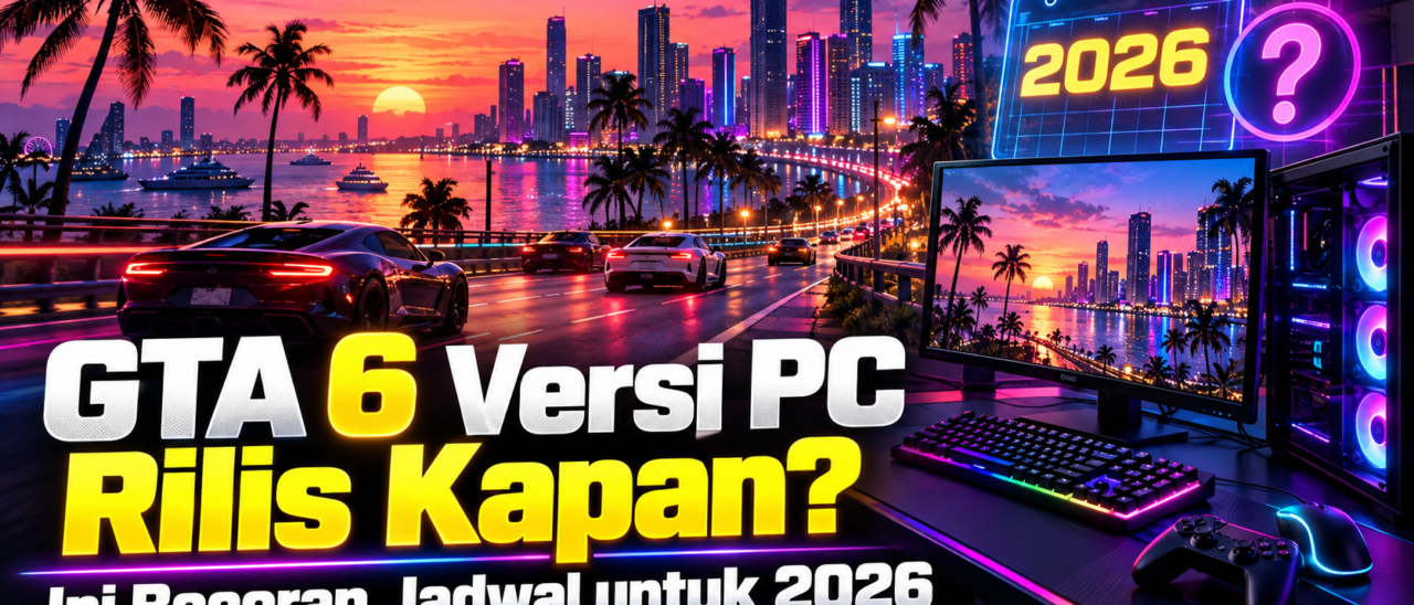GTA 6 Versi PC Rilis Kapan? Ini Bocoran Jadwal untuk 2026