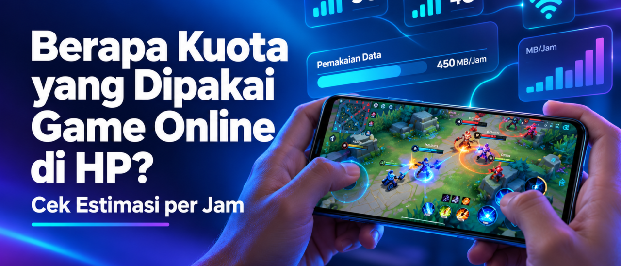 Berapa Kuota yang Dipakai Game Online di HP? Cek Estimasi per Jam