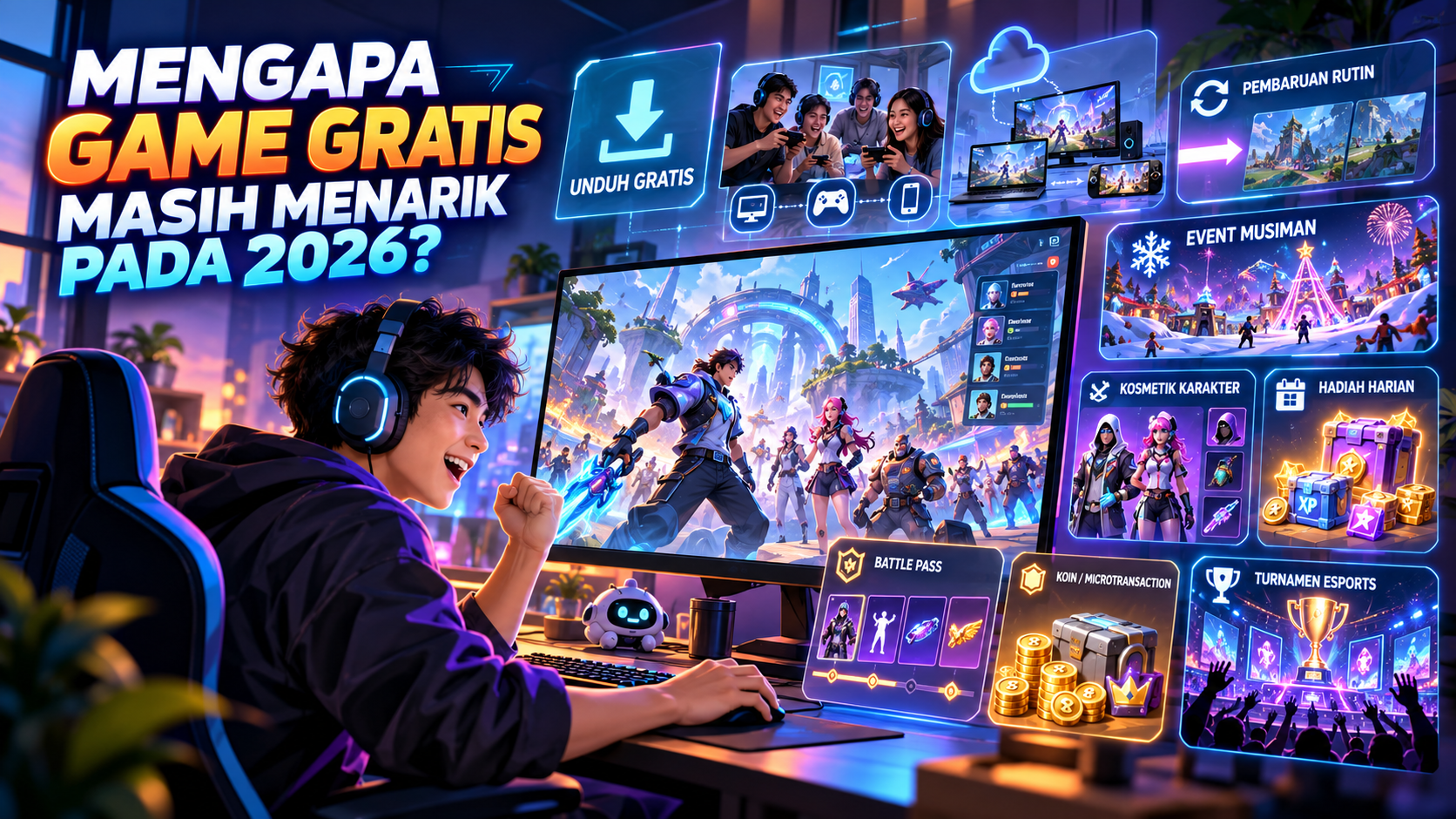 Mengapa Game Gratis Masih Menarik pada 2026? - game