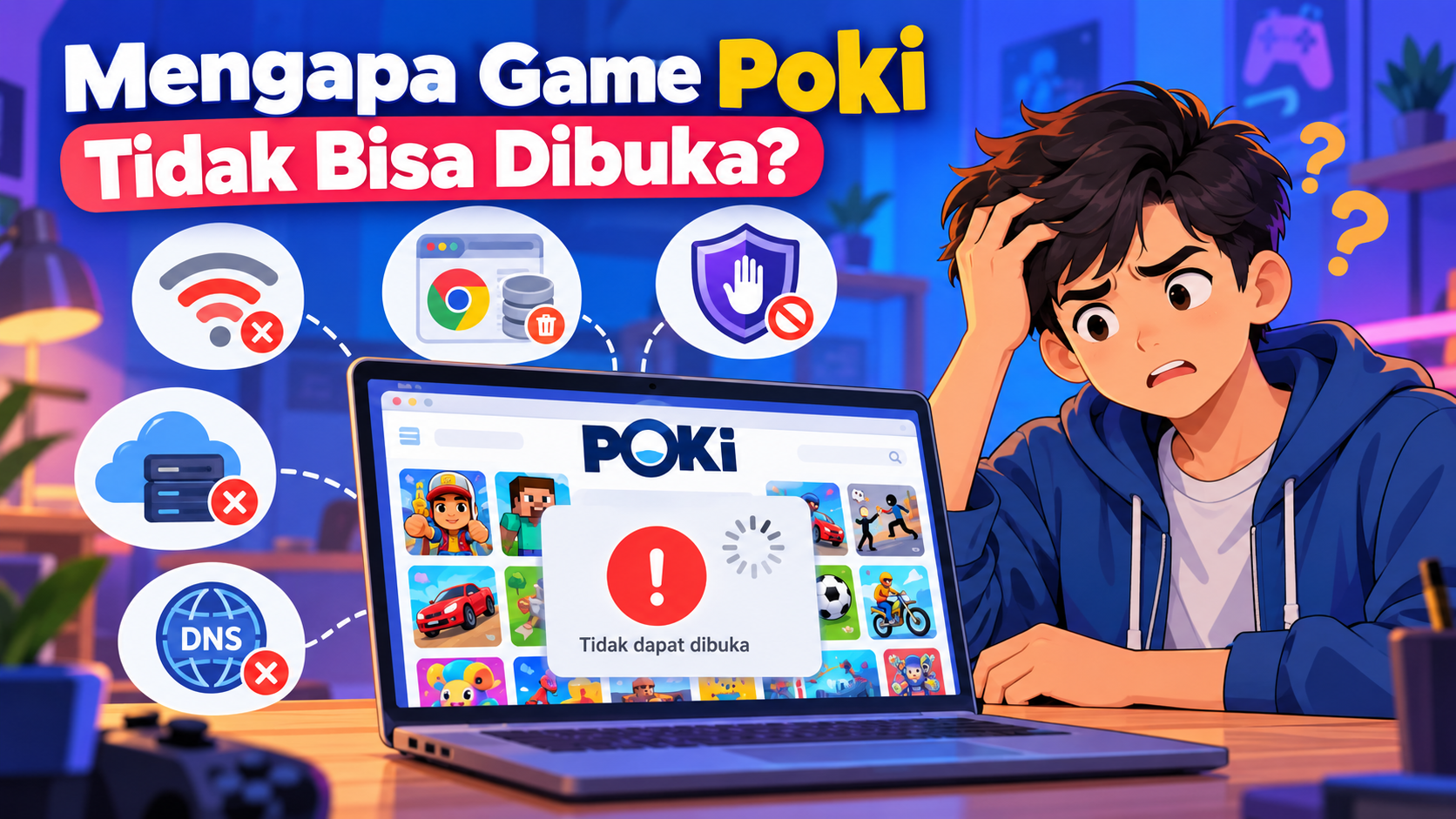 Mengapa Game Poki Tidak Bisa Dibuka? - poki