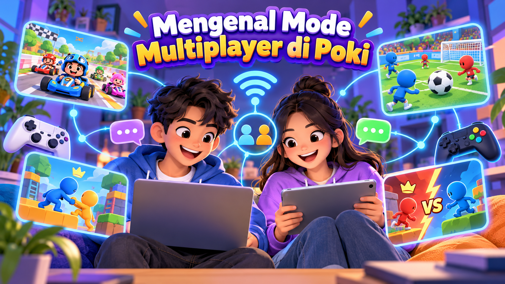 Mengenal Mode Multiplayer di Poki - poki