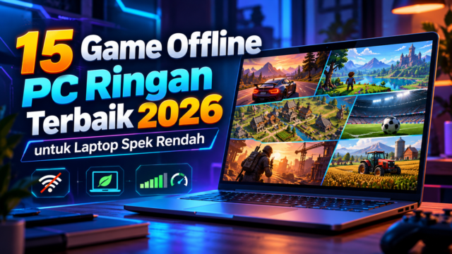 15 Game Offline PC Ringan Terbaik 2026 untuk Laptop Spek Rendah