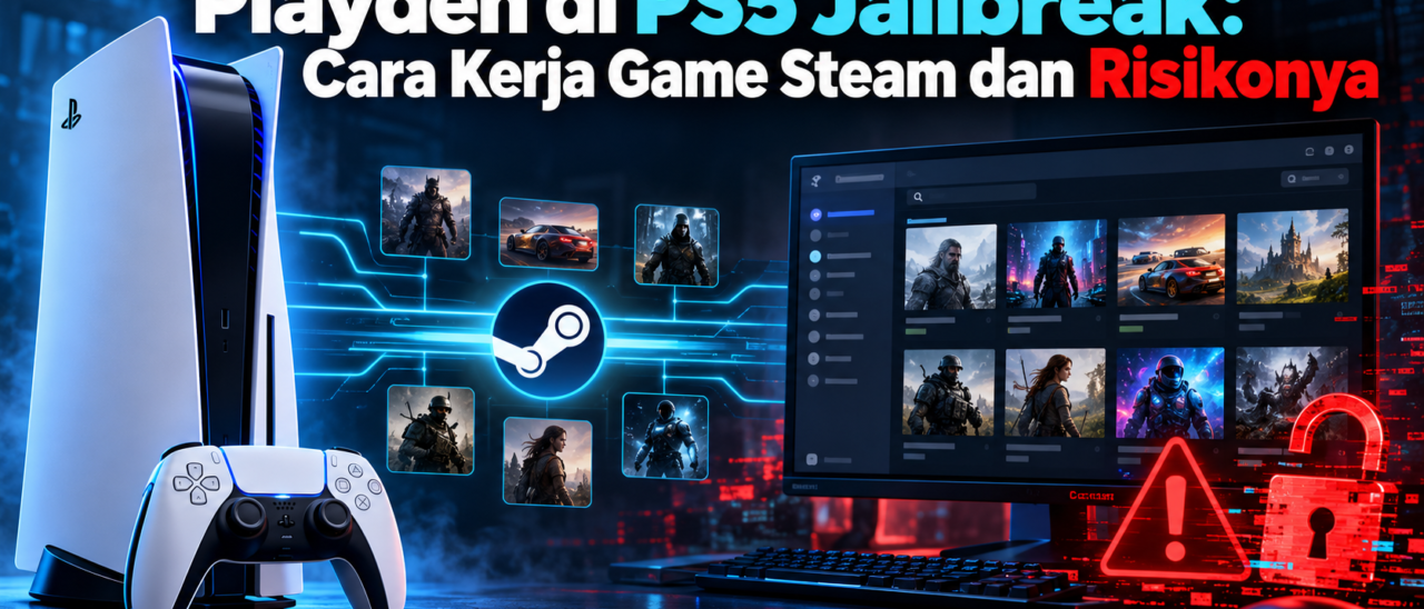 Playden di PS5 Jailbreak: Cara Kerja Game Steam dan Risikonya