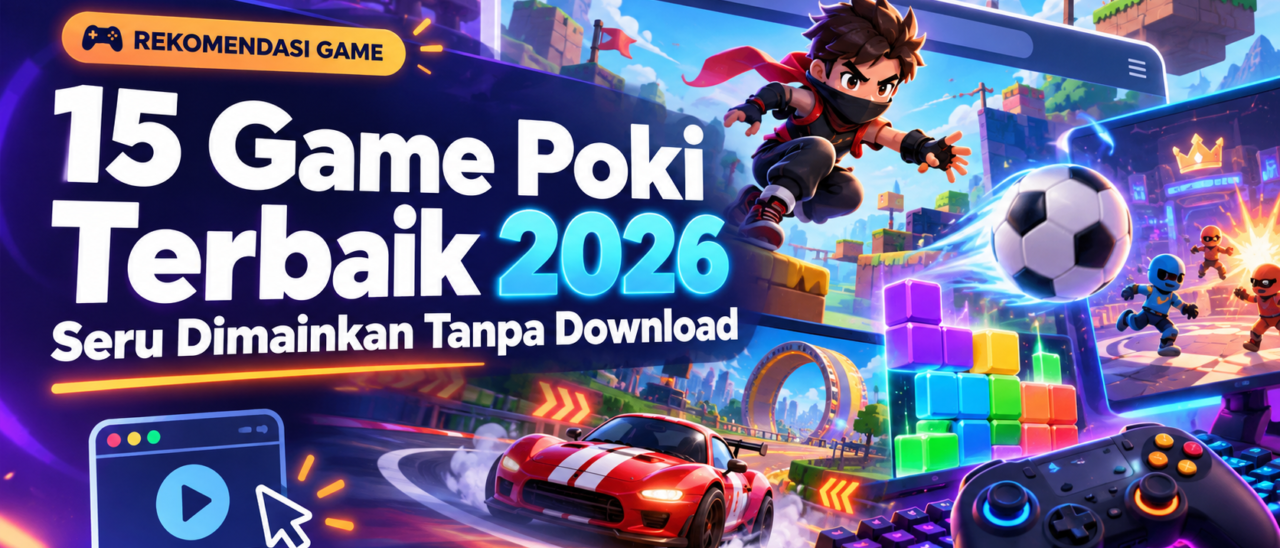 15 Game Poki Terbaik 2026 yang Seru Dimainkan Tanpa Download