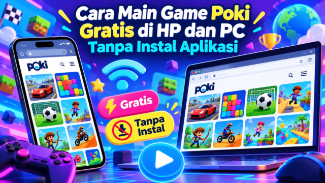 Cara Main Game Poki Gratis di HP dan PC Tanpa Instal Aplikasi