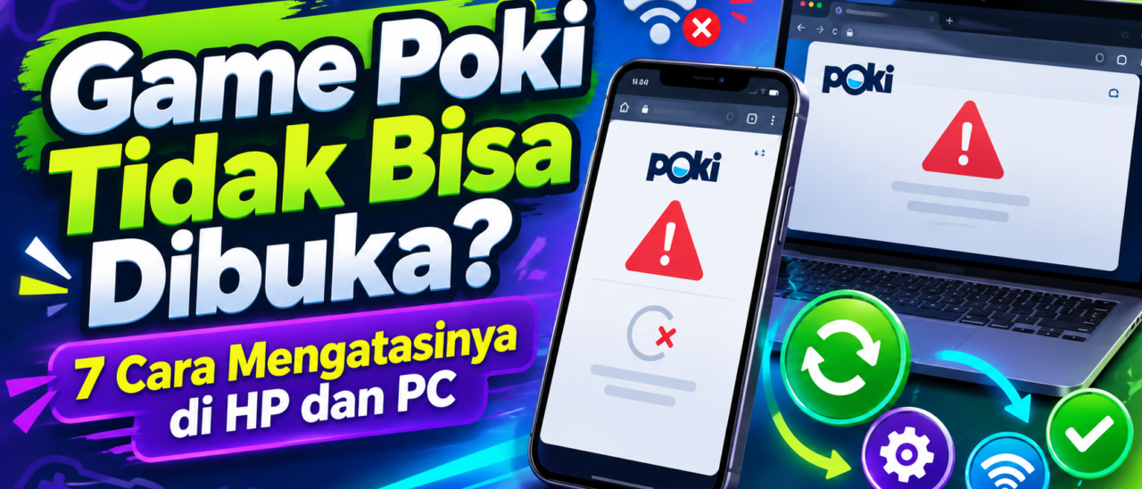 Game Poki Tidak Bisa Dibuka? 7 Cara Mengatasinya di HP dan PC