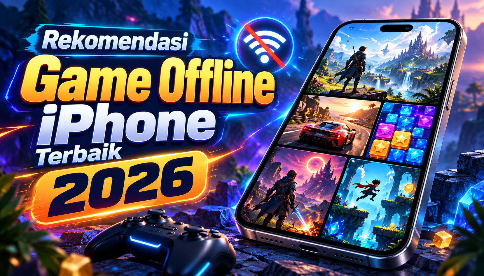 Rekomendasi Game Offline iPhone Terbaik 2026 - iphone