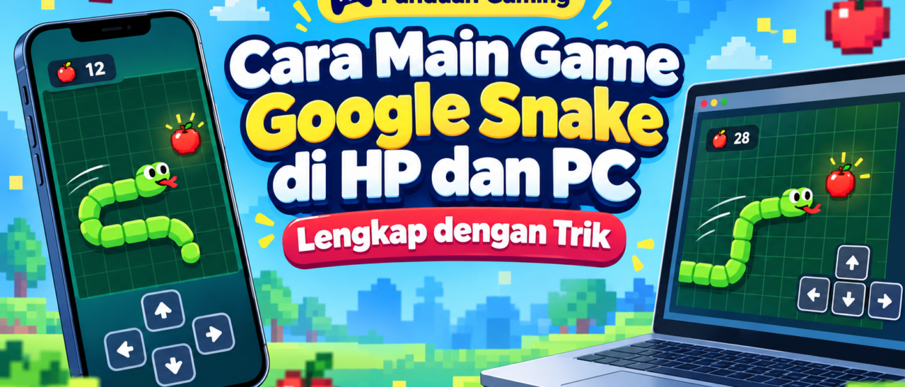 Cara Main Game Google Snake di HP dan PC, Lengkap dengan Trik