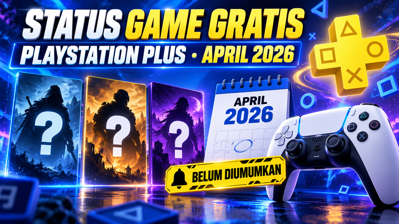 Status Game Gratis PlayStation Plus April 2026 - playstation